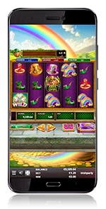 Irish Party feature screen with reel controls and event artwork